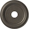 Ekena Millwork PVC Medallion (Canopies up to 9 1/2"), 16"OD x 3 1/2"ID x 1 3/8"P, Metallic Weathered Steel CMP16TRDST - alternate 1
